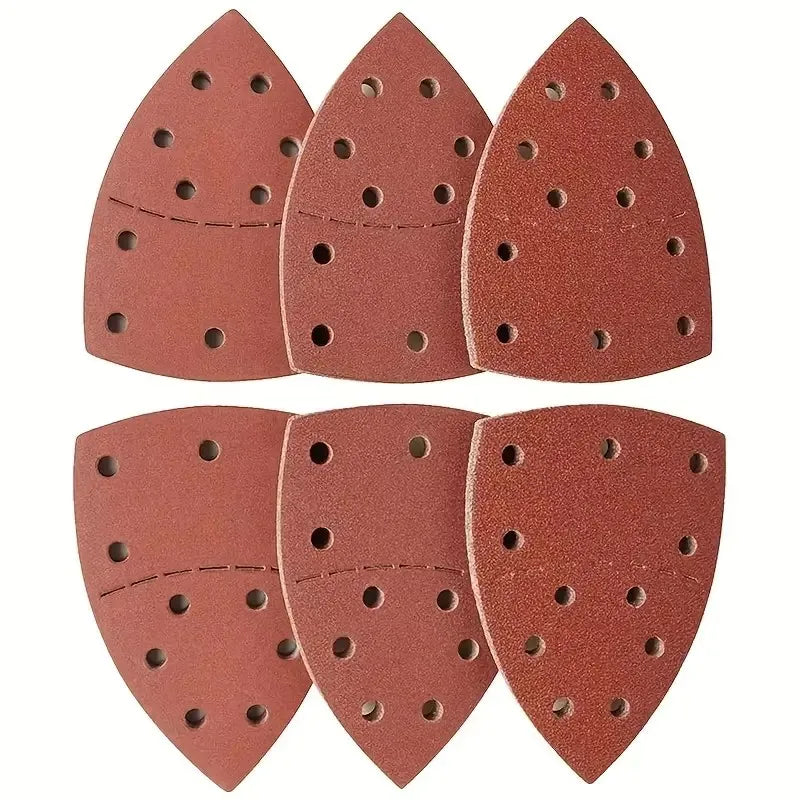 10 20 11-Hole Mouse 40-320 Grits Triangular Sandpaper Detail Sanding
