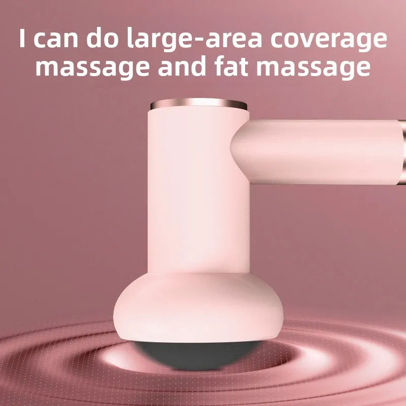 Women Mini Portable Electric Massage Gun Deep Tissue Percussion Muscle Relaxation for Fitness Slimming Pain Relief Massager Peaceful Pleasures Health and Wellness