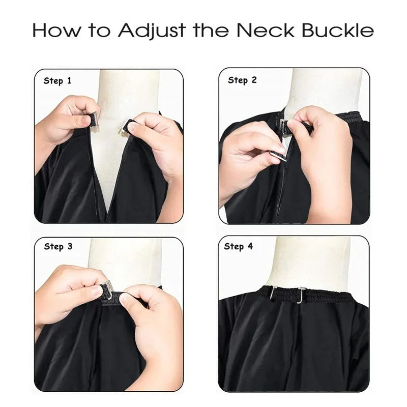 2-Pack Antistatic Hair Cutting Cape & Barber Apron Set Hairdressing Cape Set Peaceful Pleasures Health and Wellness