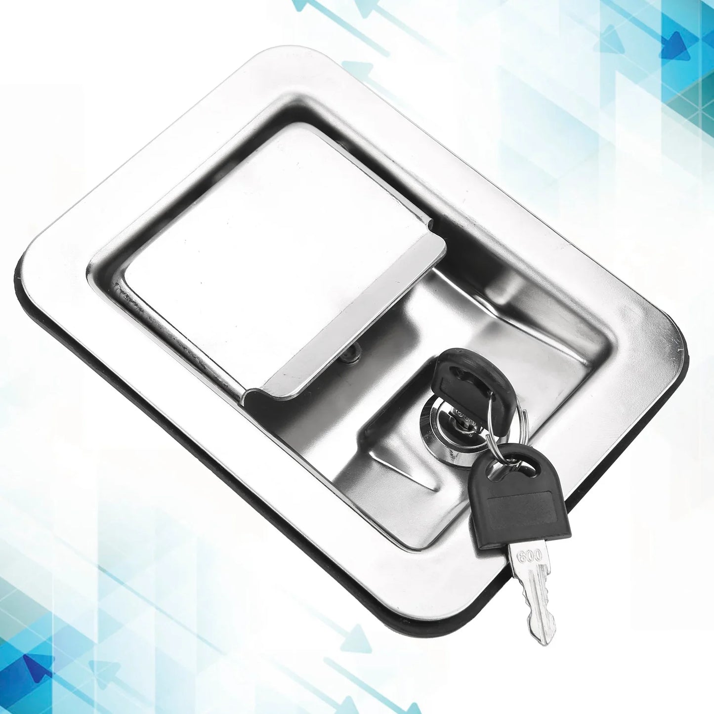 304 Stainless Steel Handle Lock Keys Paddle Latch Unit Construction