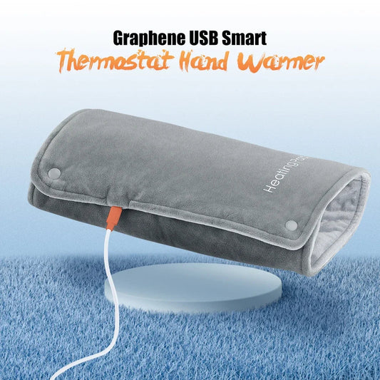 AFDEAL Graphene USB Heating Pad & Hand Warmer | 50°C Smart Thermostat Electric Heating Pad Oasis Select