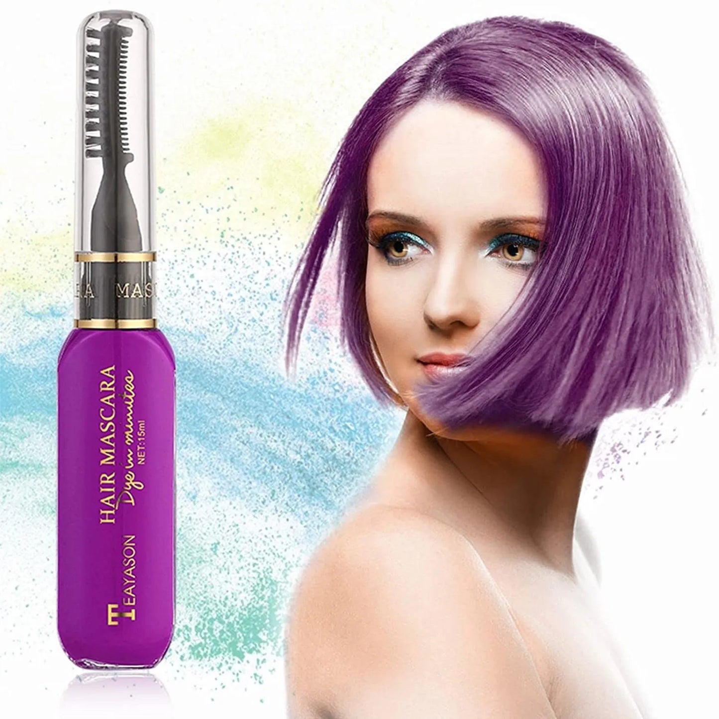 13 Colors Disposable Hair Dye Temporary Hair Mascara Instantly Hair Color Diy Great Gift Casual Party Stage Performance Decor Peaceful Pleasures Health and Wellness Hot Pink One Size