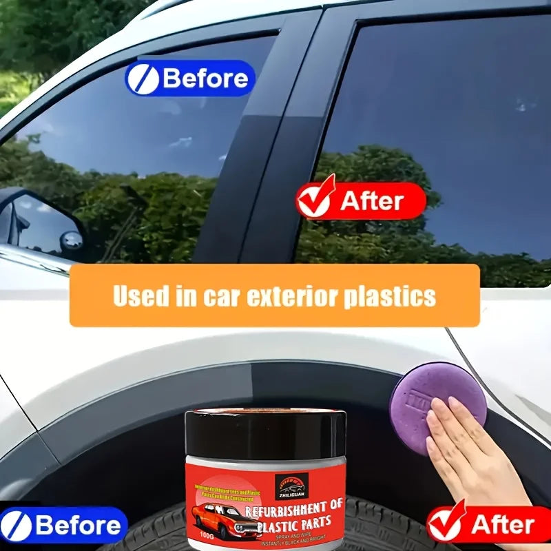 Car Plastic Restorer Cream 100G – Anti-Scratch & Stain Removal