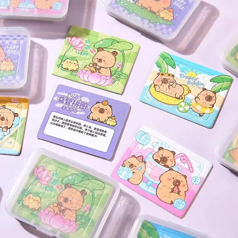 Capybara Jigsaw Puzzles for Kids – Party Favors & Prizes