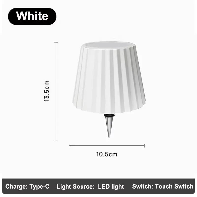 Wireless Table Lamp For Wine Bottles LED Bottle Light For Outdoor Use Touch Control Ideal For Restaurants Bars Festival Party Peaceful Pleasures Health and Wellness D Style-White RGB Mode