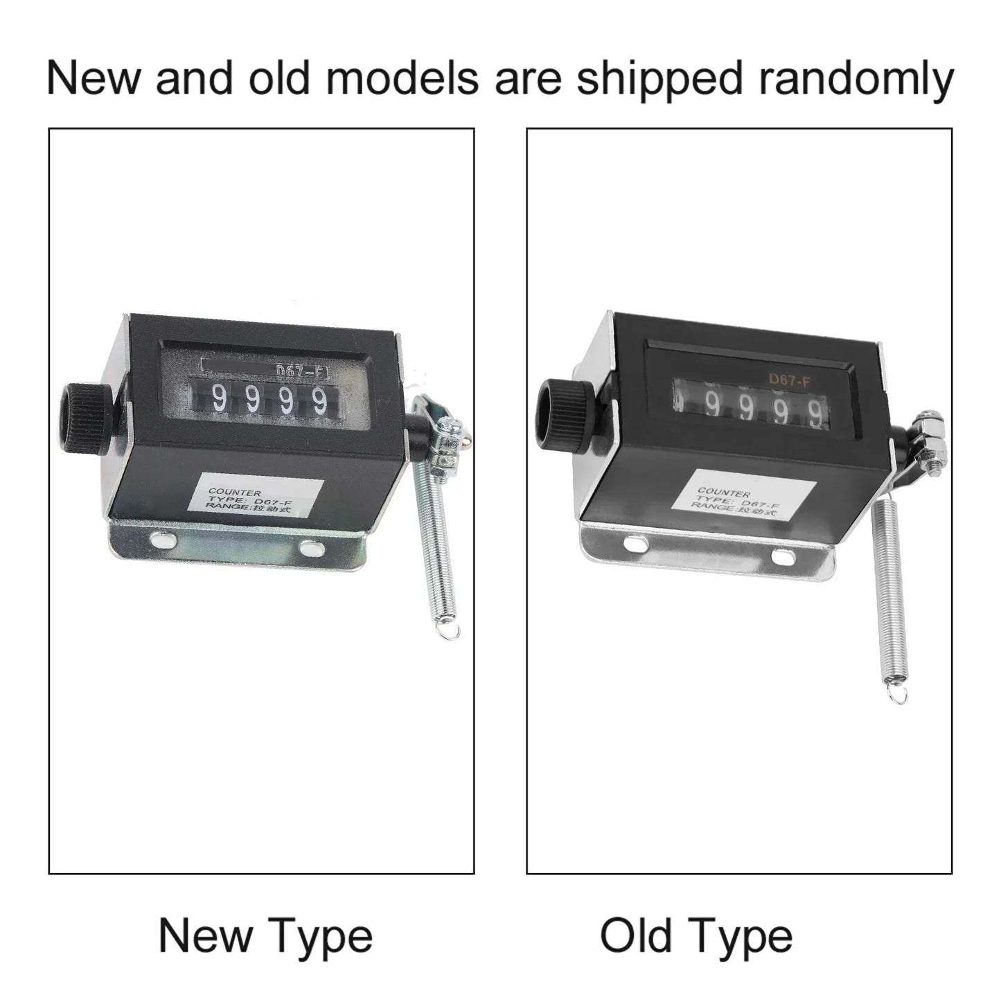 D67F 5 Digit Mechanical Resettable Manual Hand Pull Stroke Tally