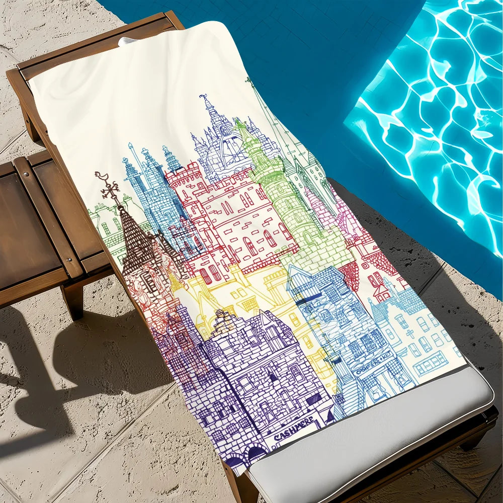 Quick-Dry Beach Towel – Soft, Colorful, Lightweight | 11 Sizes Quick-Dry Beach Towel Peaceful Pleasures Health and Wellness z3 STJ40x70CM