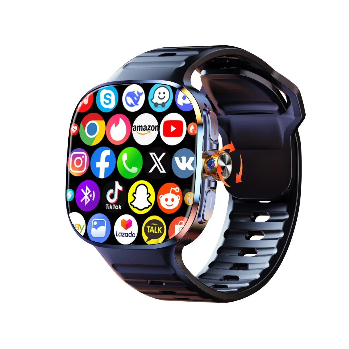 Zestbolt M99 4G Android Smartwatch 2.4" AMOLED Rotary Camera GPS