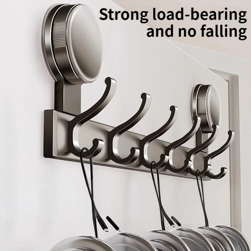 No-Drill Adhesive Suction Cup Coat Hook | Door & Wall Hanger
