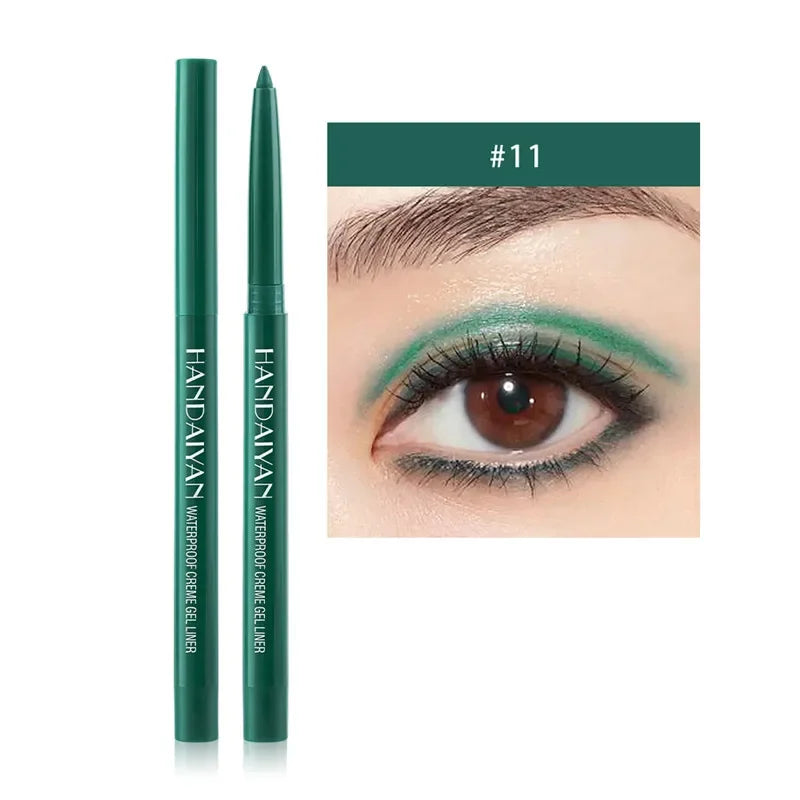 Handaiyan 20-Color Waterproof Matte Gel Eyeliner Pencil