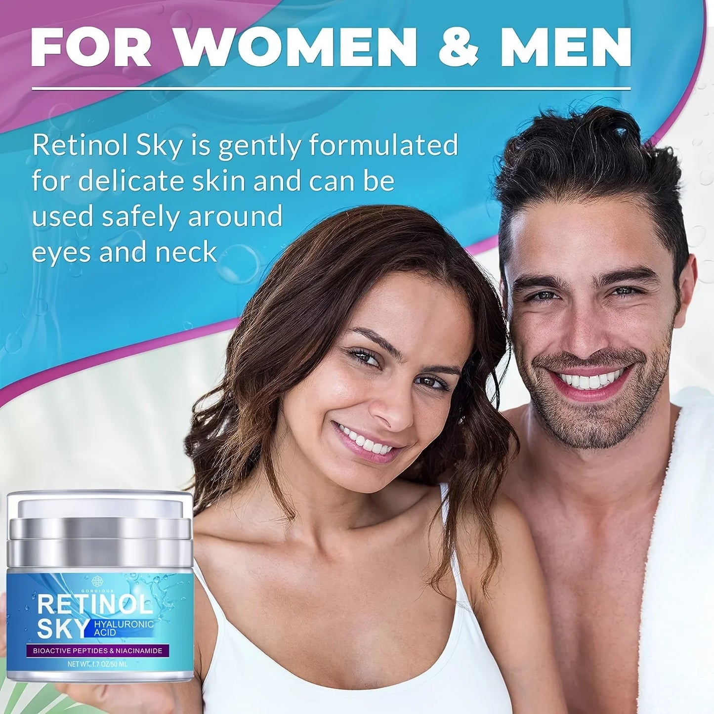 GORGIQUE Sky Night Cream – Hyaluronic Acid & Niacinamide 50ml