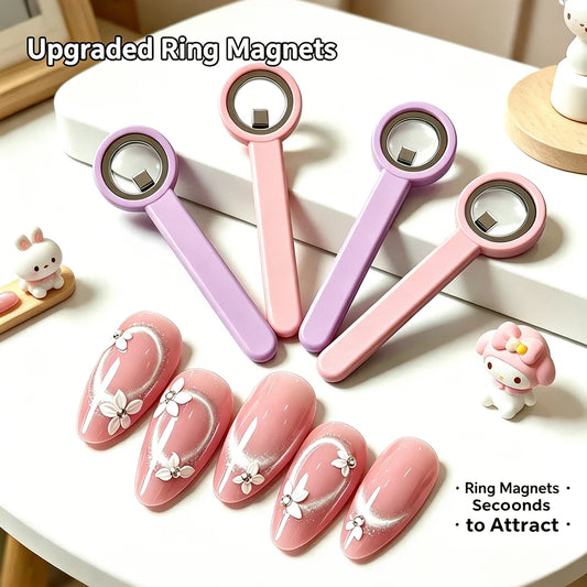 Circular Ring Cat Eye Magnet Stick, Halo Effect Magnetic Tool For UV Gel Nail Salon Manicure Art Supplies Peaceful Pleasures Health and Wellness