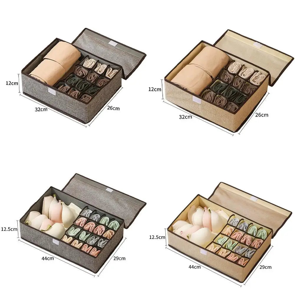 Cabinet Underwear Organizer Drawer Clothes Organizer Boxes Closet Storage Organizer for Underwear Bra Socks Underpants Peaceful Pleasures Health and Wellness