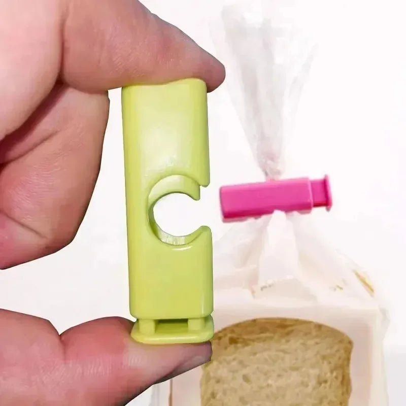 12-Piece Reusable Bag Clips Set – Squeeze Spring Clips for Bread, Snacks & Food Storage