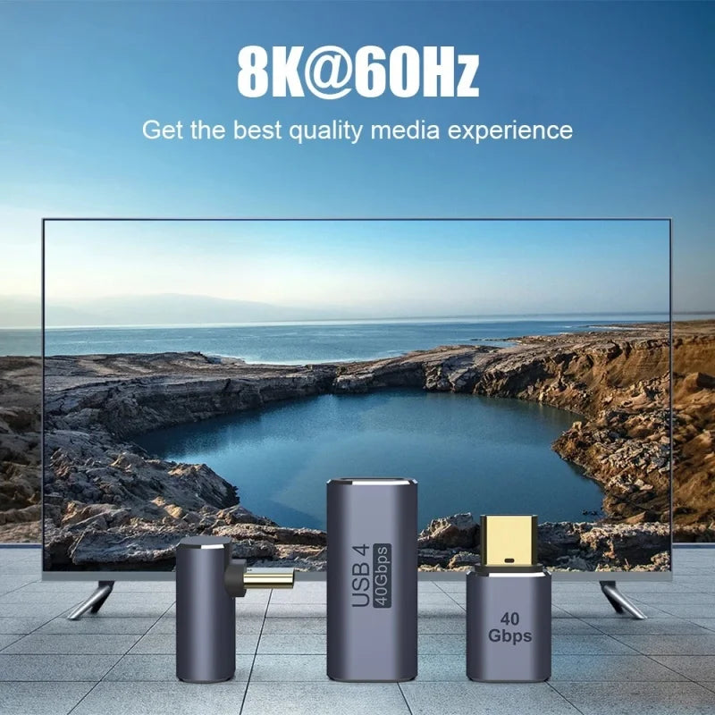 USB 4.0 Type-C Adapter 100W PD 8K 40Gbps | MacBook Peaceful Pleasures Health and Wellness