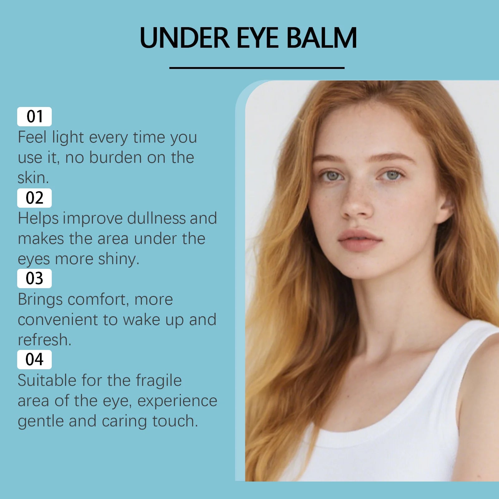 Hydrating Eye Cream Stick Reduce Wrinkles Fade Fine Lines Tightening Lifting Lightening Dark Circles Smooth Nourishing Eye Balm Peaceful Pleasures Health and Wellness