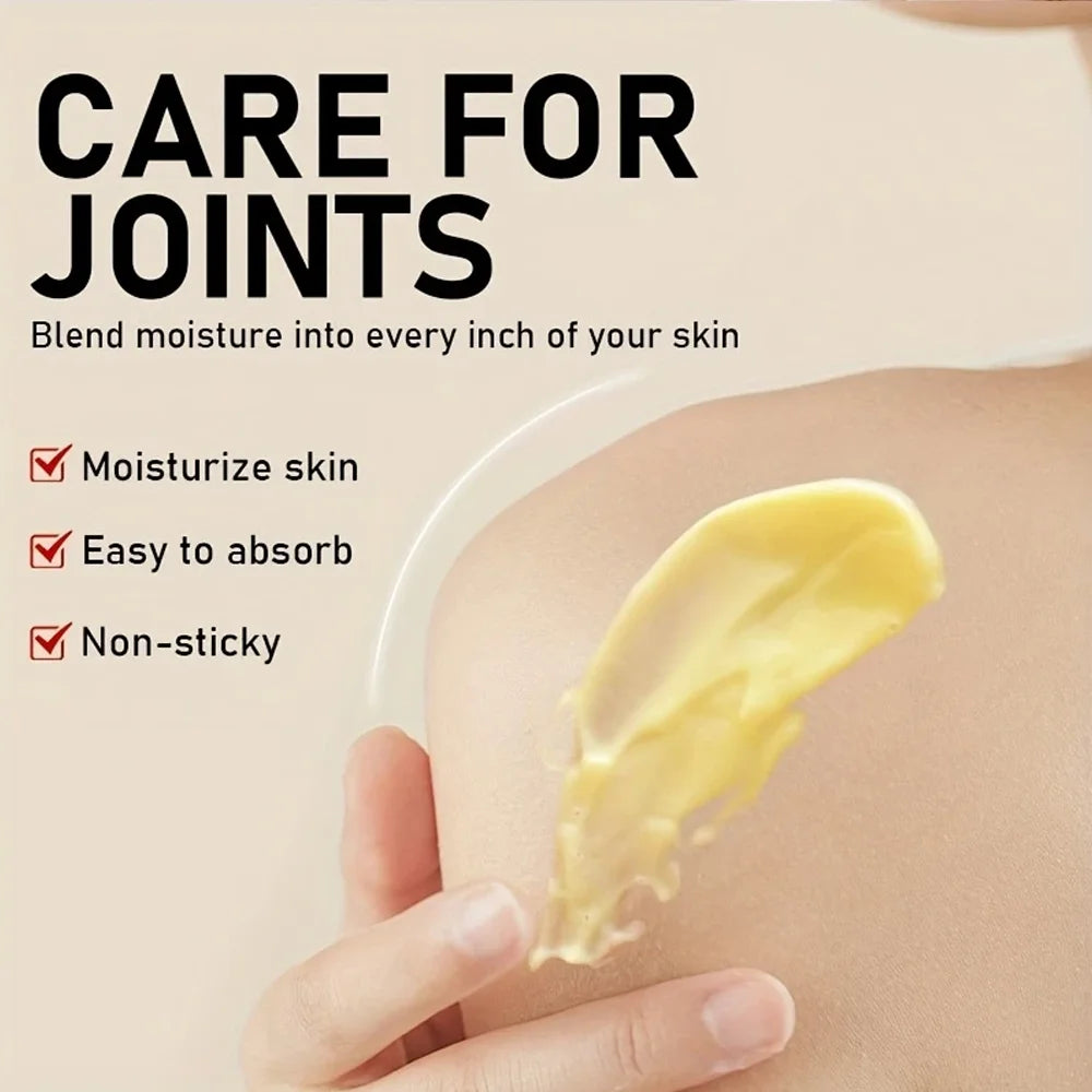 Bee Venom Joint Cream 120g Fast Absorption Non-Sticky Moisturizer for Elbows Shoulders Knees & Back Skin & Joints Care Peaceful Pleasures Health and Wellness