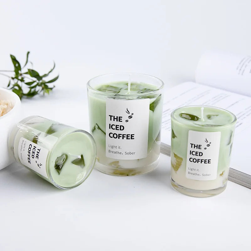 Jelly Wax Coffee Cup Aromatherapy Bedroom Smoke Free Candles Romantic Atmosphere Fragrance Peaceful Pleasures Health and Wellness