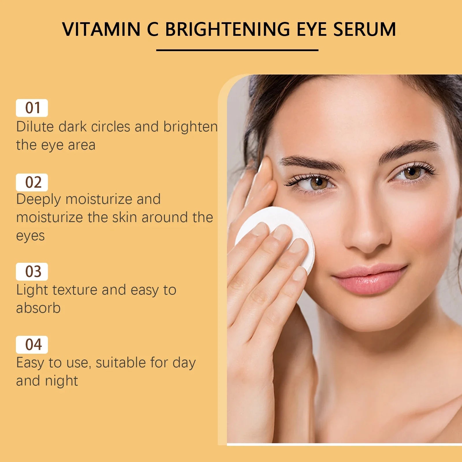 Vitamin C Eye Cream – Dark Circles, Bags & Wrinkle Firming Eye Cream Oasis Select