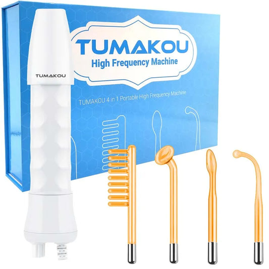 Enhanced Version High Frequency Electrotherapy : Pro-Grade Power for Salon-Worthy Skin Tackles Acne, Scars & Fine Lines Peaceful Pleasures Health and Wellness