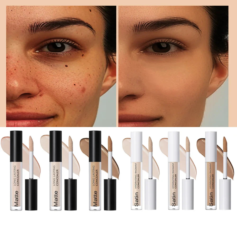Lakerain Full Coverage Liquid Concealer – Waterproof, Oil Control