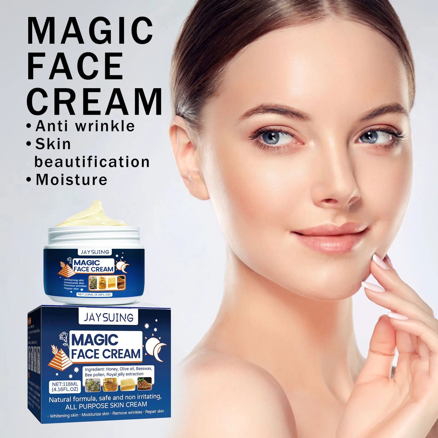 Jaysuing Magic Anti-Wrinkle Face Cream – Moisturizing 118ml