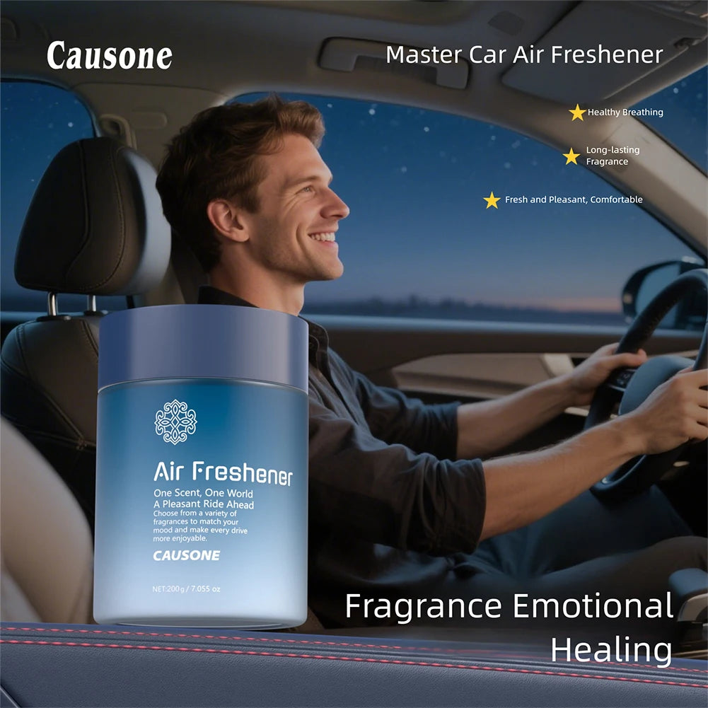 Aromatherapy Car Airs Freshener Lasting Fragrance Automotive Solid-Aromatherapy Diffuser Car Deodorizing Balm Car Accessories Peaceful Pleasures Health and Wellness