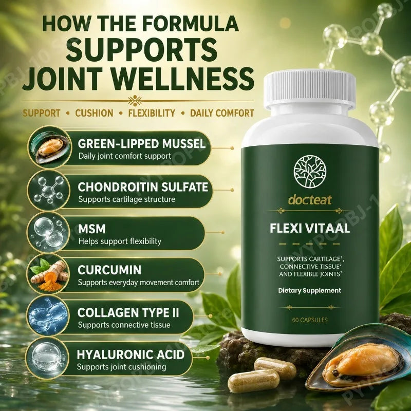 Joint Comfort Formula – Green Lipped Mussel, MSM & Collagen