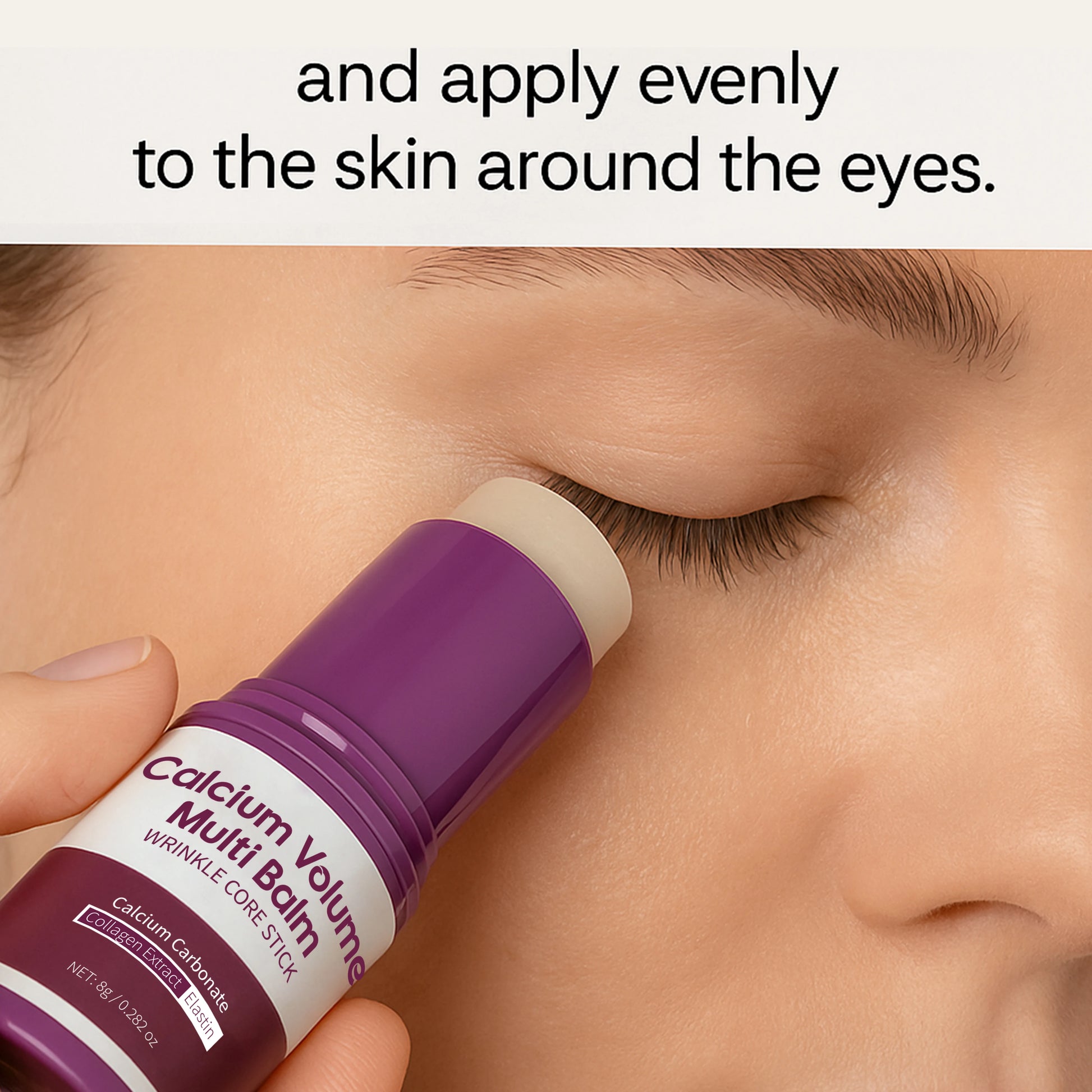 Calcium Volume Multi Balm for Smoothing Fine Lines Firms and lifts Eye Skin Wrinkle Stick for Unisex Brightens and Soothes Skin Peaceful Pleasures Health and Wellness