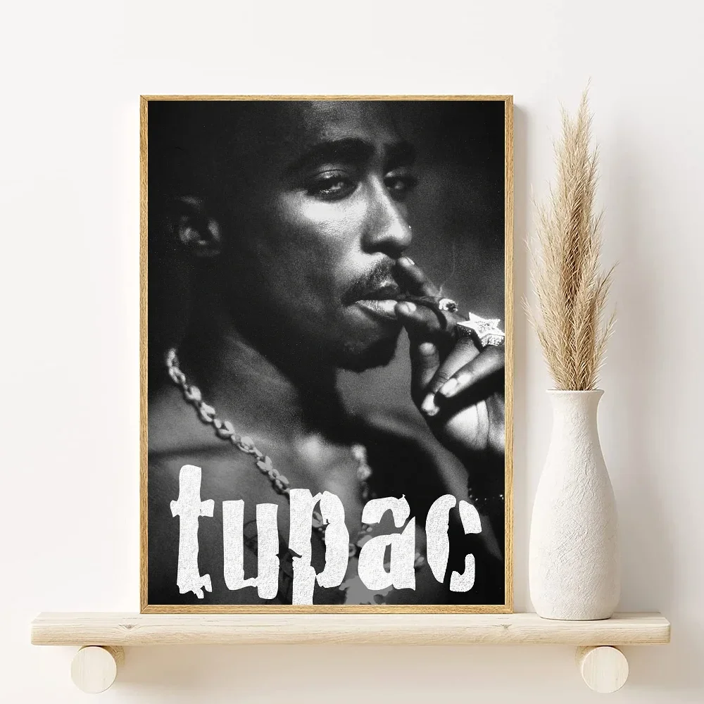 2Pac Minimalist Canvas Poster | Hip-Hop Wall Art Decor