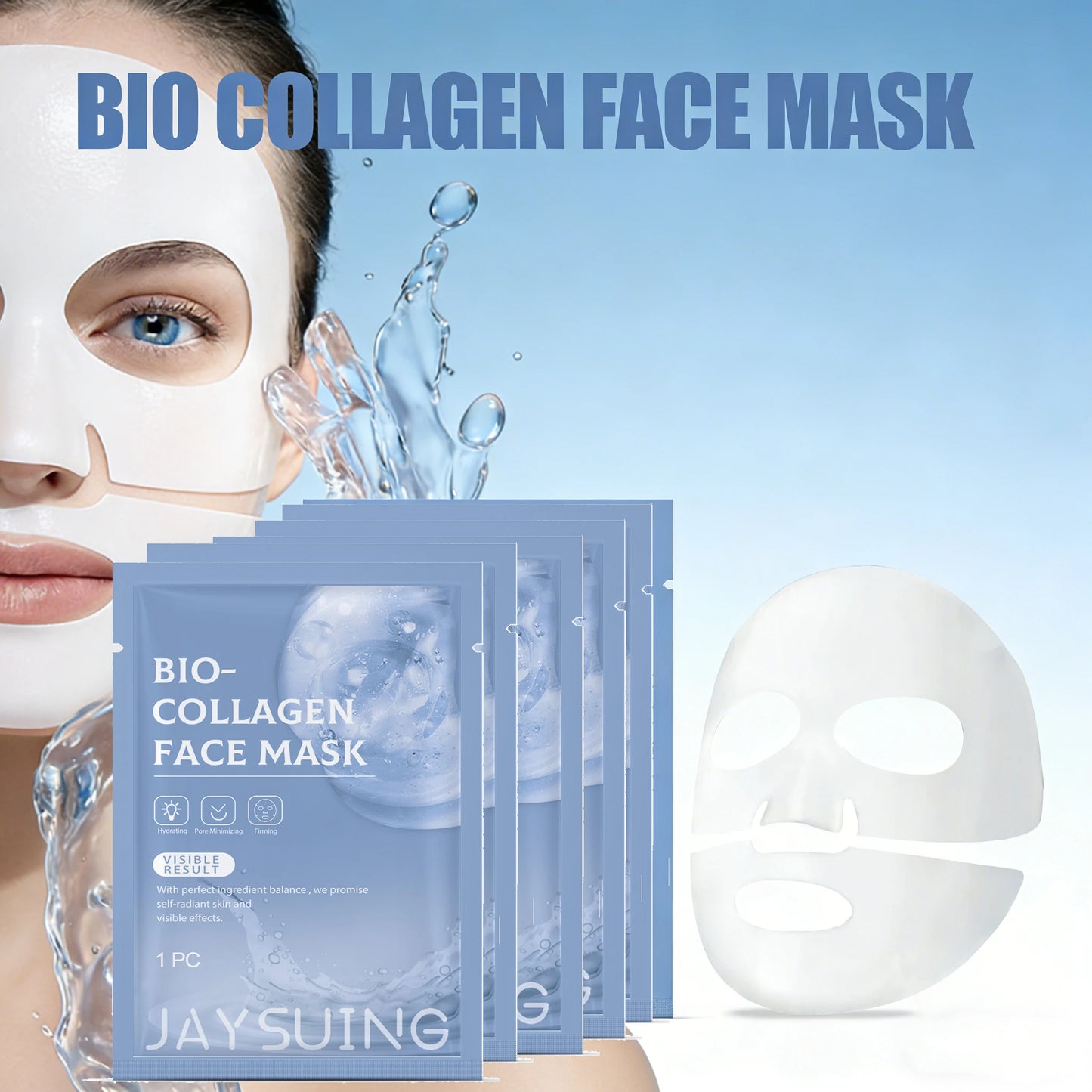 Collagen Wrapping Face Mask – K-Beauty Brightening & Moisture