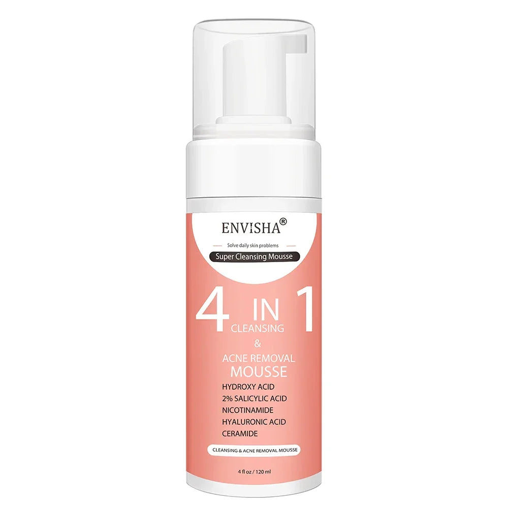 ENVISHA Exfoliating Mousse Peeling Gel – Deep Cleanse & Pore Refining 120ml Face Cleanser Peaceful Pleasures Health and Wellness