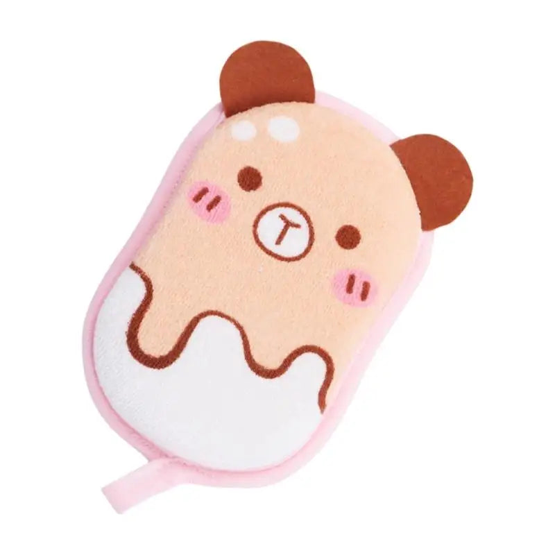 Cartoon Baby Bath Sponge | Soft & Gentle for Newborns 0–3Y