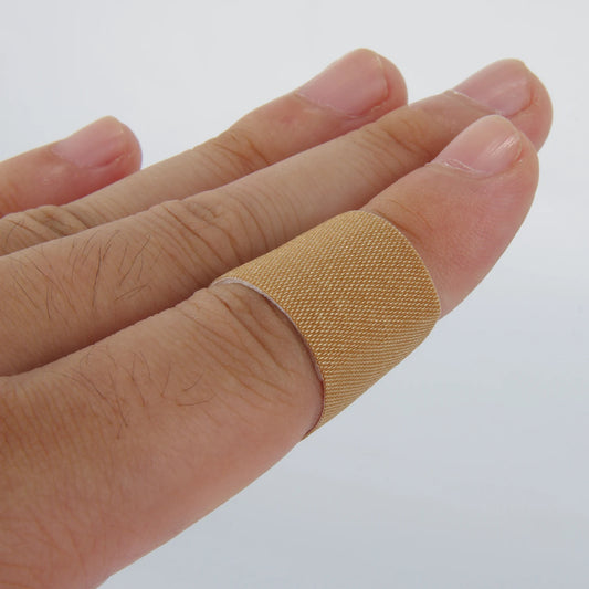 Flexible Fabric Adhesive Bandages 30/100pcs per Pack Comfortable Skin Care for Minor Cuts Burns Quick-Aid Flexible And Adhesive Peaceful Pleasures Health and Wellness
