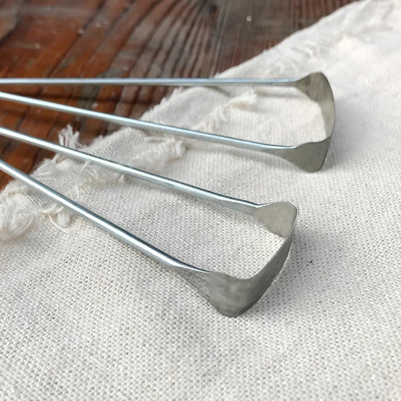 Ceramic Trimming Tool – Fork & Serrated Scraper Knife for Clay