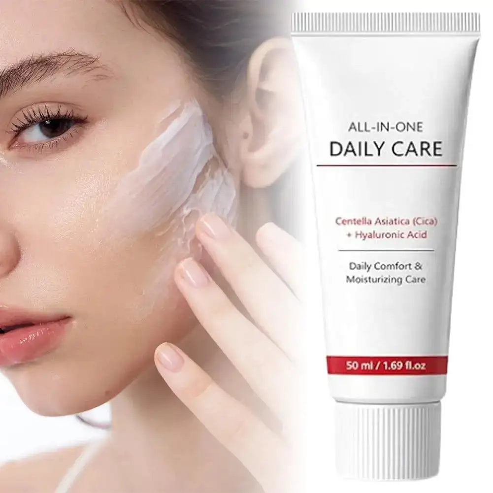 Centella Soothing Cream Face Moisturiser With Centella Asiatica, Fast-Absorbing & Nourishing Hydrating Face Cream Skin Care 50ml Peaceful Pleasures Health and Wellness