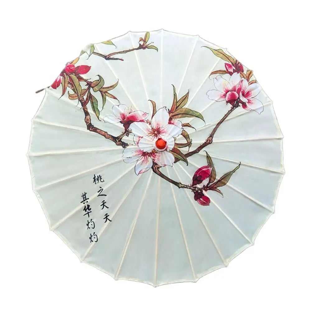 Handmade Chinese Silk Parasol | Decorative Dance Umbrella