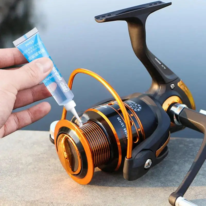 Fishing Reel Lubricant Fishing Reel Lubricating Oil Fishing Reel Protective Grease Maintenance Tools Kit Lubricant Oil Set Peaceful Pleasures Health and Wellness