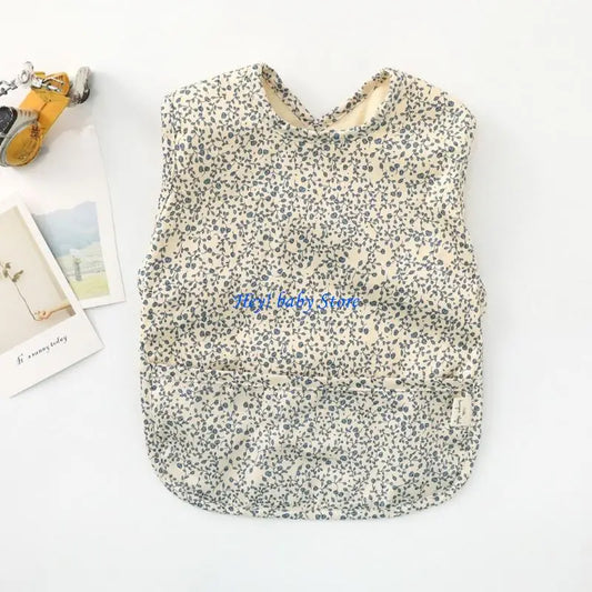 Baby Waterproof Feeding Bib with Pocket | Sleeveless Smock 0–18M Baby Feeding Bib Peaceful Pleasures Health and Wellness
