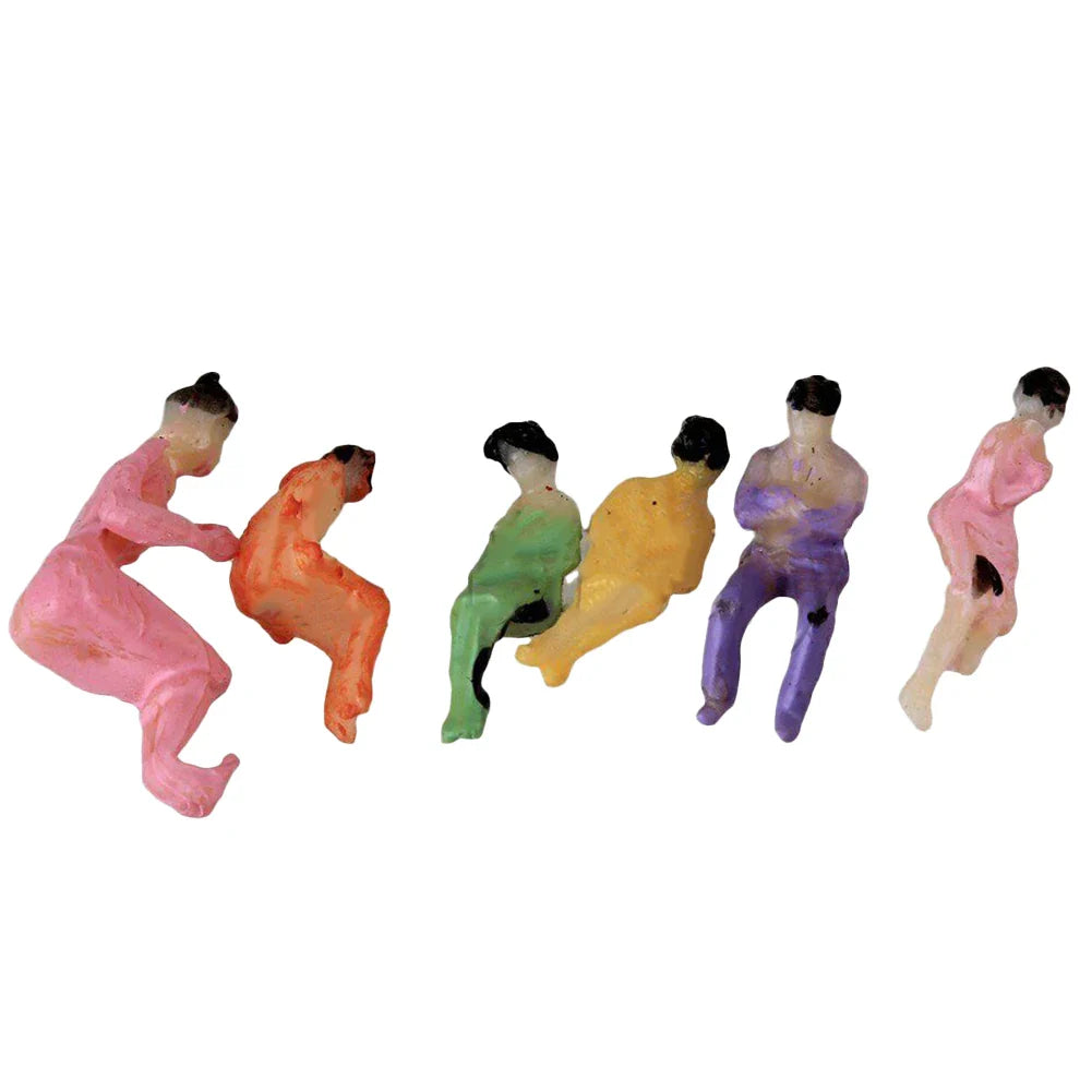 200pcs Painted Model People Figures | 1:100 HO TT Scale Railway
