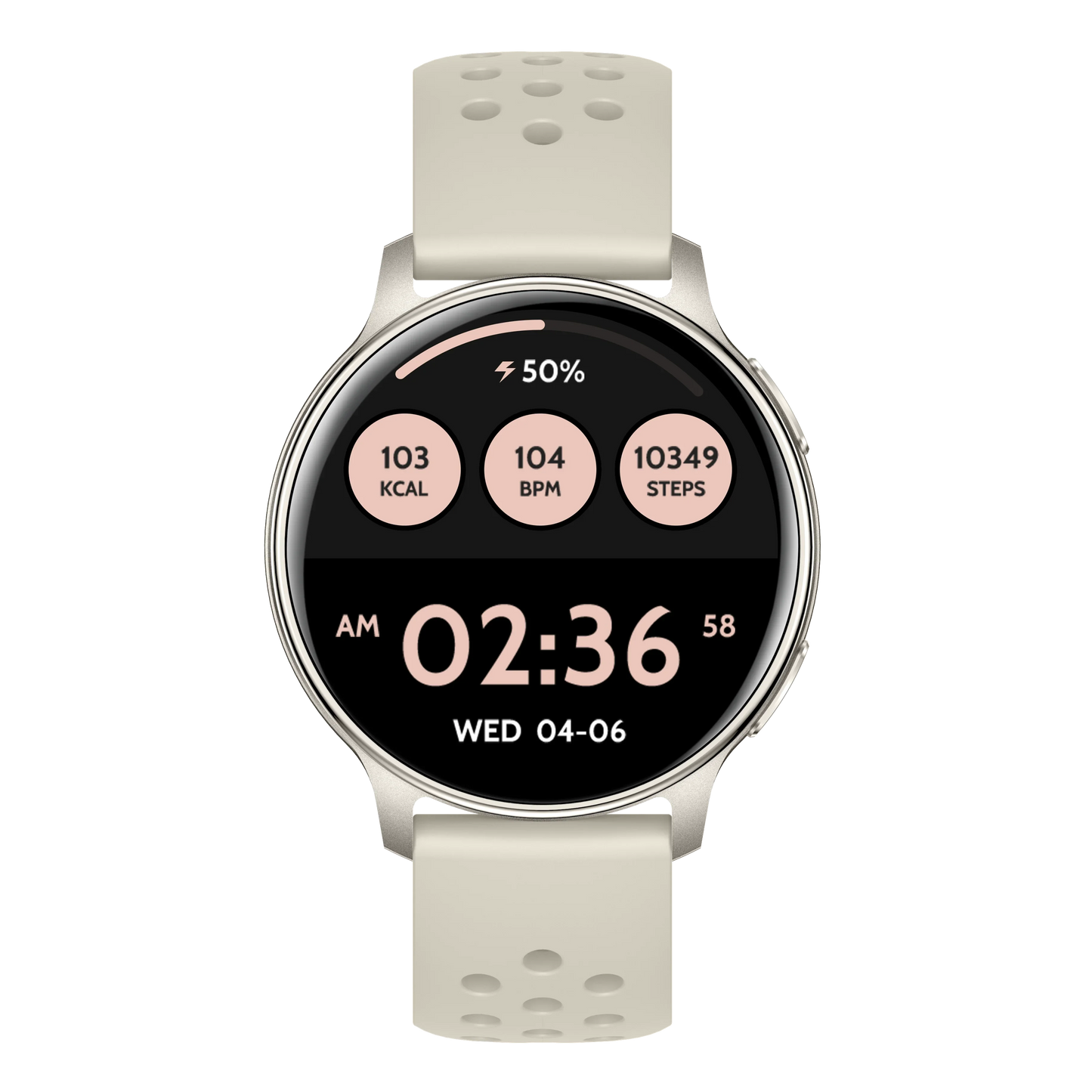 MINGCC 1.32" AMOLED Smartwatch GPS Compass Wireless Calling