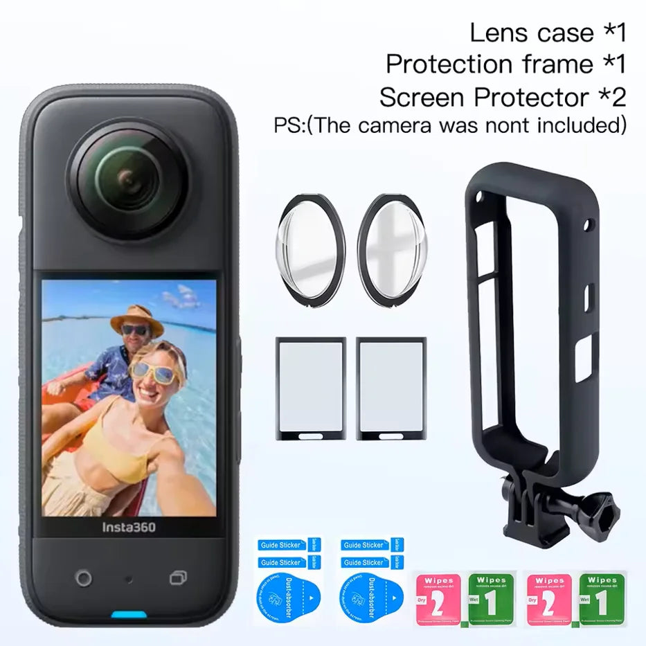 Insta360 X3 Accessories Kit – Lens Guard, Screen Film & Case