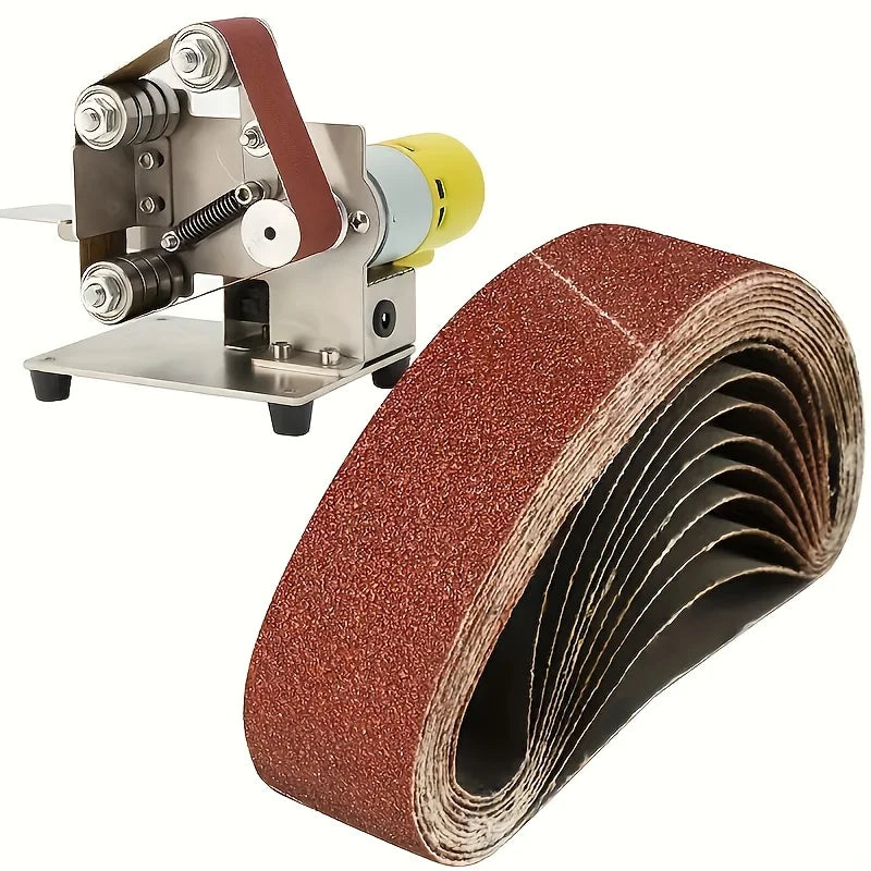 30 X Abrasive Belt 60 80 120 240 400 Grain Sanding Filing Grinding