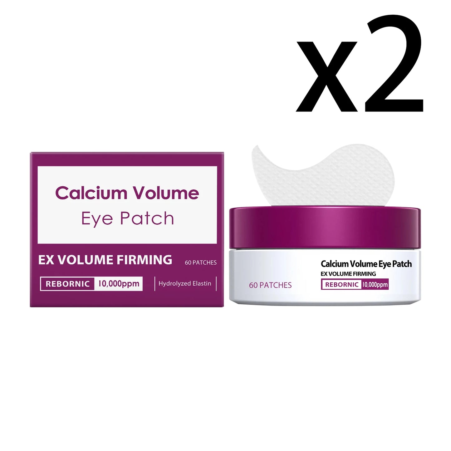 Collagen Tighten Eye Mask for Dark Circle Reduction Peaceful Pleasures Health and Wellness 2x60PCS