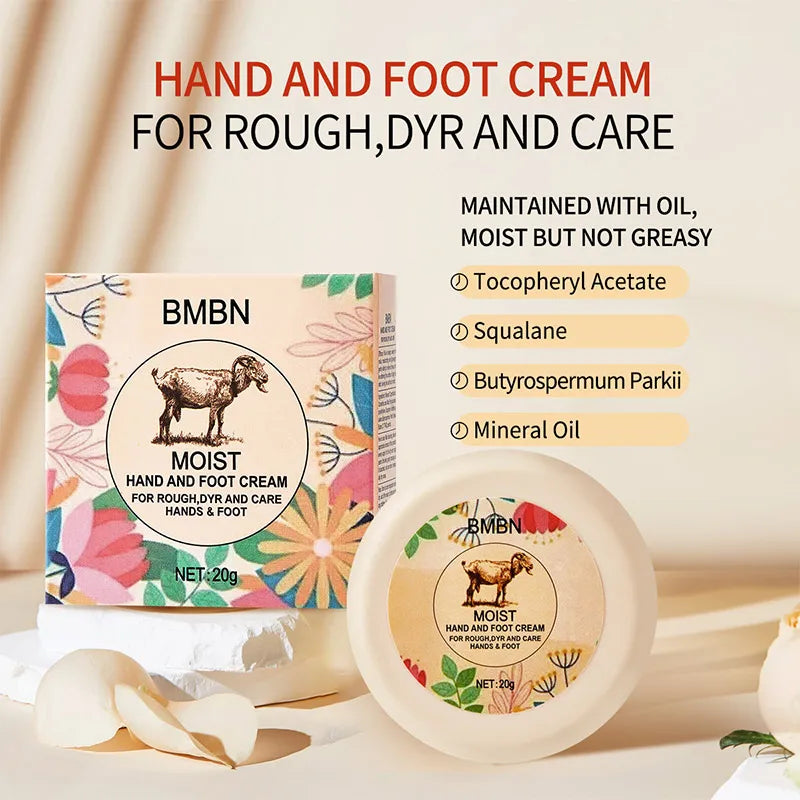 Moist Hand Foot Cream For Rough Dry Skin Deeply Repairs Cracked Skin Moisturizes Ingredient Lanolin Protective Stick Hand Cream Peaceful Pleasures Health and Wellness Protection cream 20g