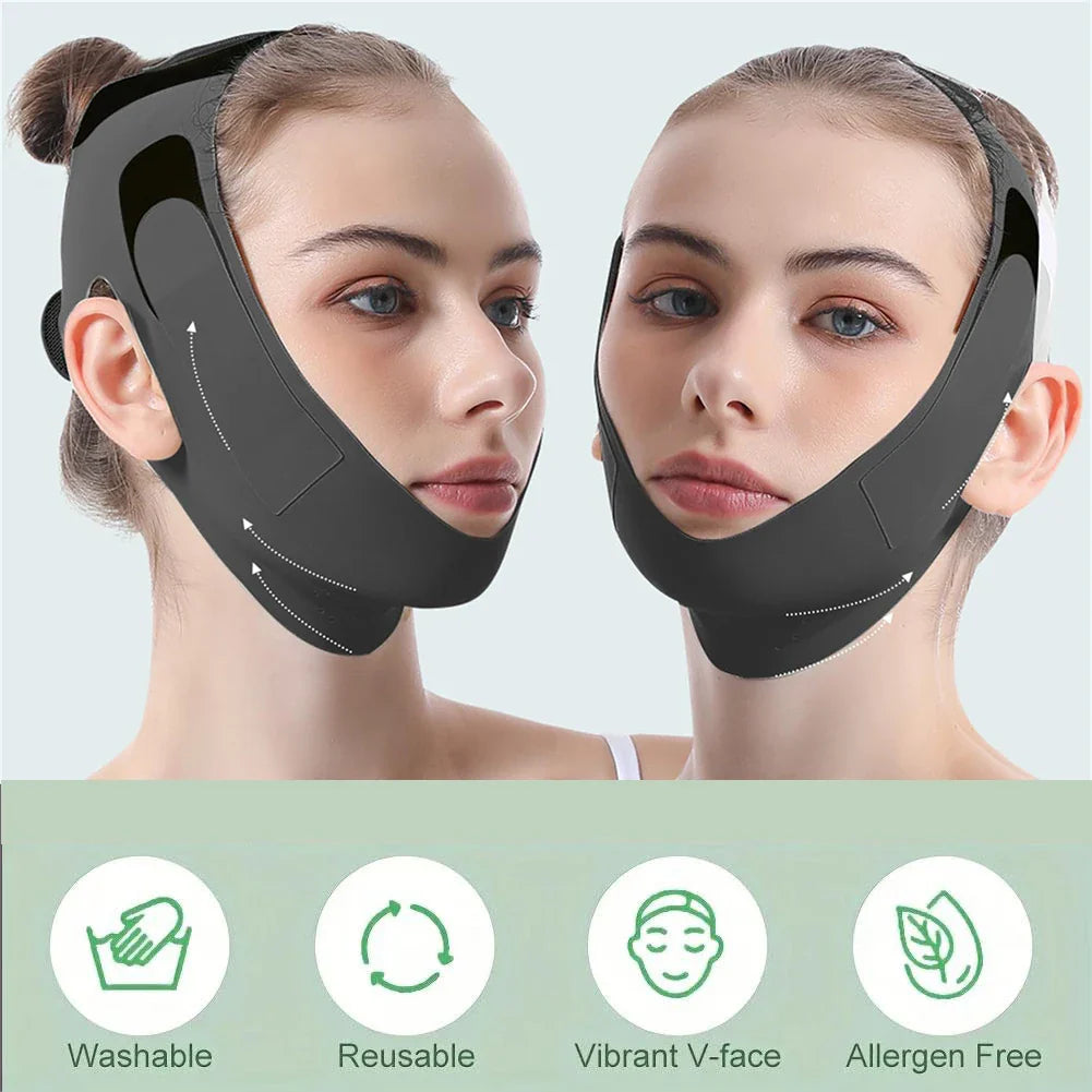 V Line Lifting Mask & Chin Strap – Reusable Face Lift Belt