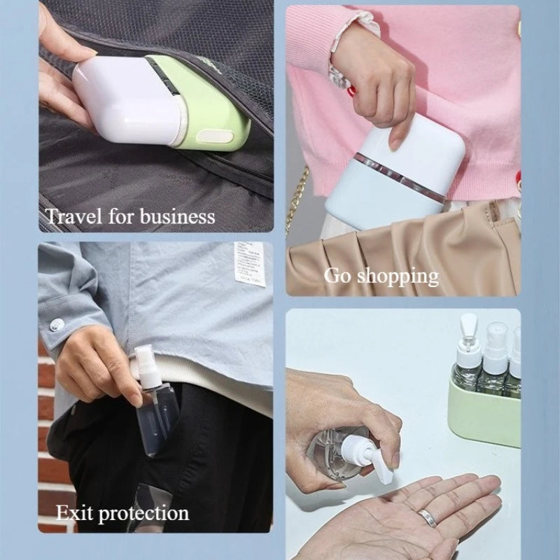 3PCS SET 50ml&100ml Travel Bottle Set Shampoo Shower Gel Hand Soap Cosmetic Moisture Body Empty Bottle Travel Kit Accessories Peaceful Pleasures Health and Wellness