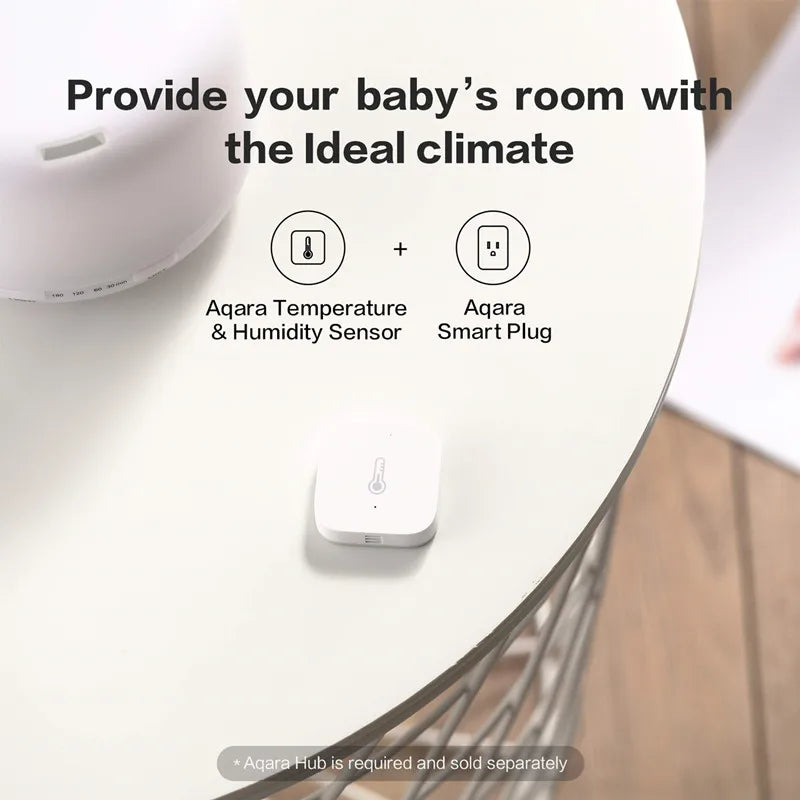 Aqara Temperature Humidity Sensor Zigbee Smart Air Pressure Humidity Sensor Environment Smart Control for Xiaomi Mi Hom Homekit Peaceful Pleasures Health and Wellness