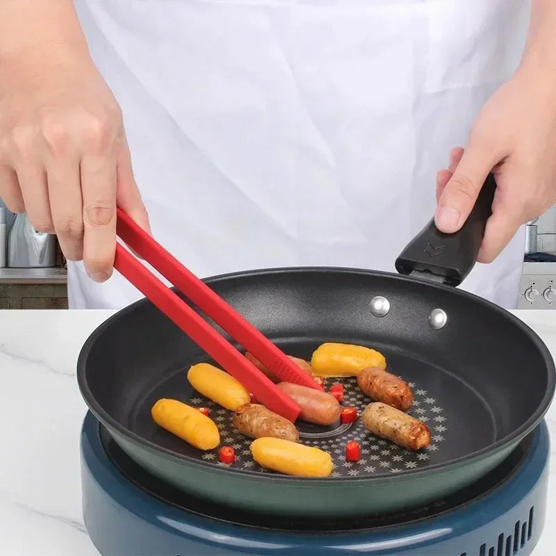 Silicone Food Tongs | Non-Slip BBQ & Kitchen Serving Tongs Silicone Kitchen Tongs Peaceful Pleasures Health and Wellness