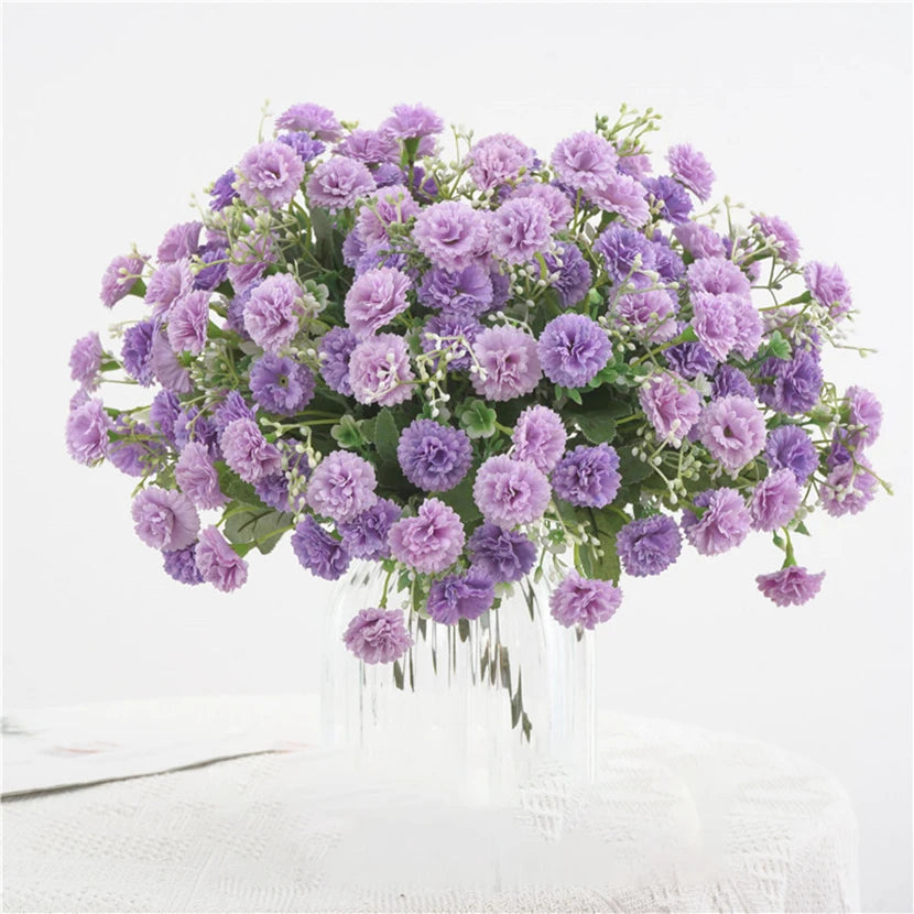 Colorful Silk Hydrangea Artificial Flowers | Wedding & Home Decor